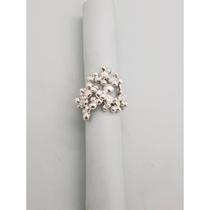 ALEGRIA B. - Wholesale Cocktail/Statement Ring - LARGE STERLING SILVER RING7