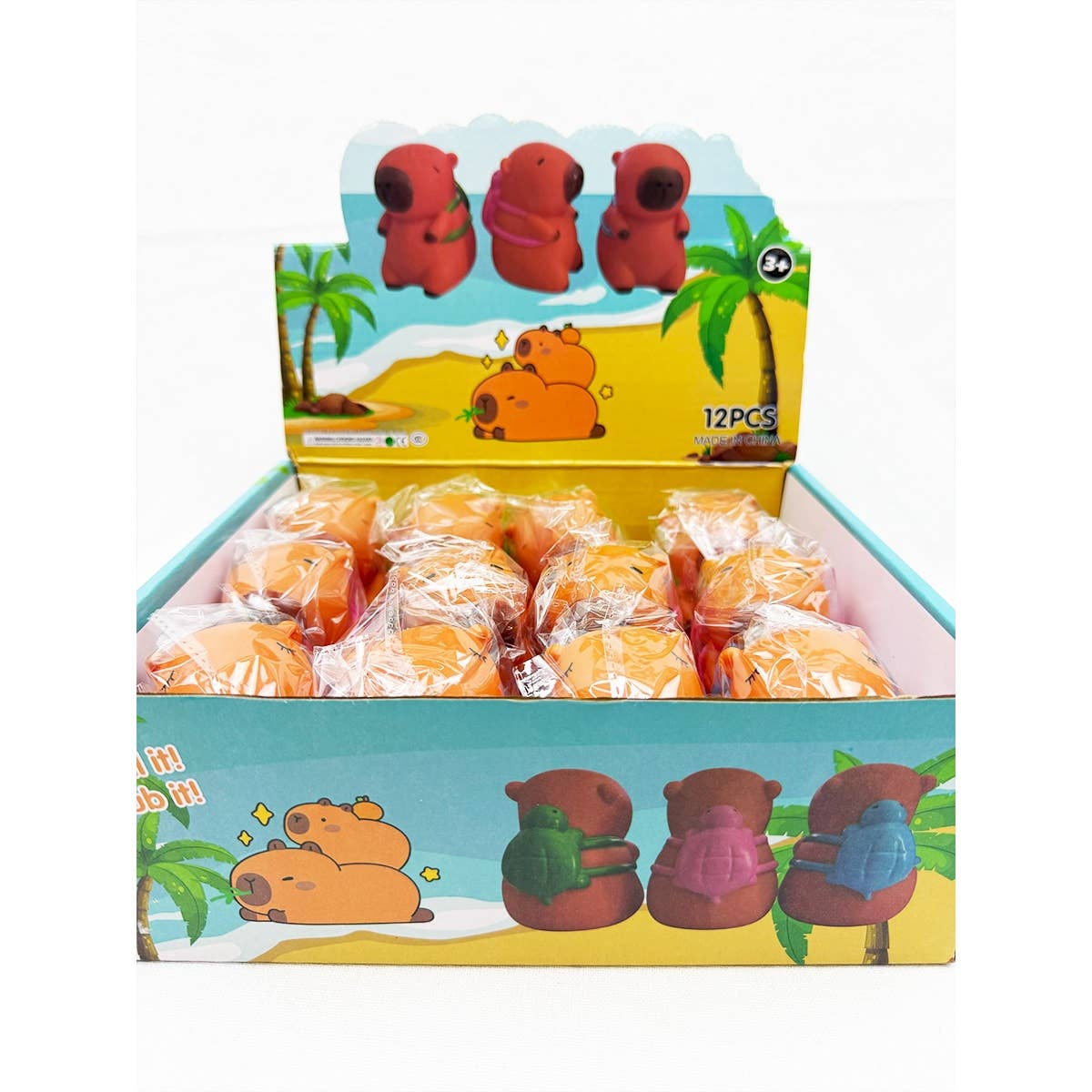 MIX COLOR Capybara Squishy Toy for wholesale on Faire4