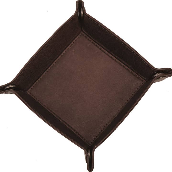 PRIMEHIDE - Wholesale Desk Tray - Leather Valet Tidy Tray - 4820