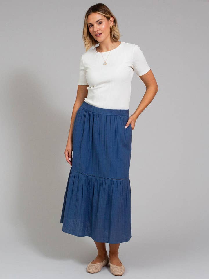 Chickerell Muslin Skirt for wholesale by Kite Clothing