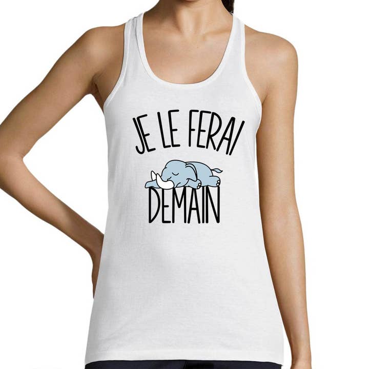 Canotta Elephant | Lo farò domani per la vendita all'ingrosso da parte di Planetee