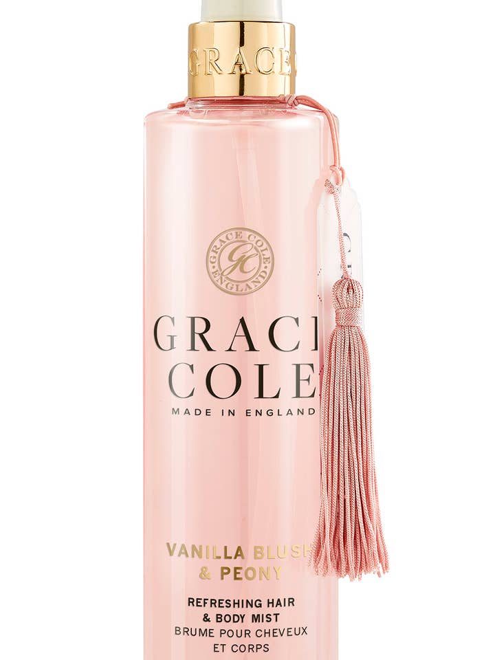 Vanilla Blush & Peony Body Mist 250ml for wholesale by Grace Cole