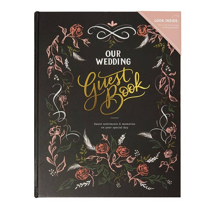 LILY&VAL Wedding Book Dark for wholesale by C.R.Gibson Signature