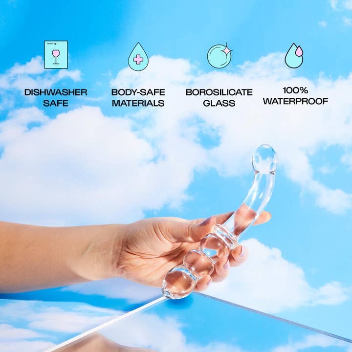 Unbound - Vente Sex toys - Dildo Gemini en verre borosilicaté2