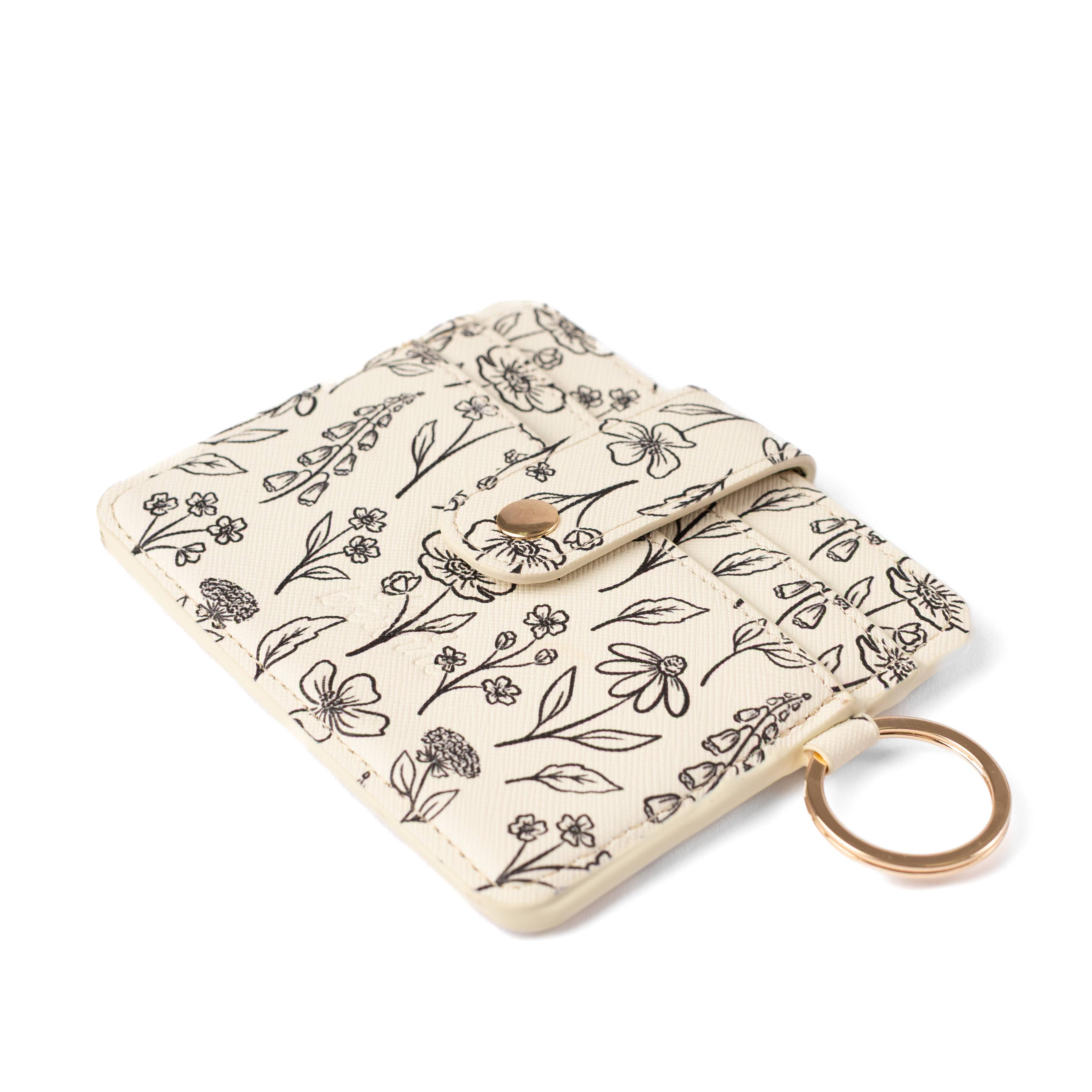 Elyse Breanne Design - Wholesale Wallet - Women's - Pressed Floral Card Wallet2