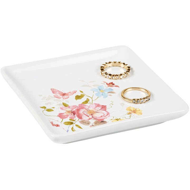 Primitives by Kathy - Wholesale Decorative Tray - Florals Vanity Tray
