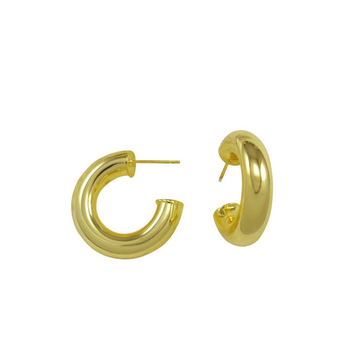 BOUCLES D'OREILLES ANNEAUX LISO pour la vente par Betty Carré