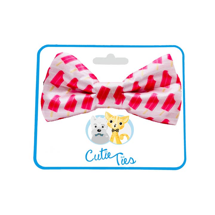 Cutie Ties - Wholesale Pet Bow Tie - Dog - Ice Pops Pattern Dog Bow Tie2