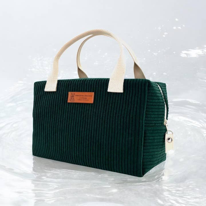 Emmanuel Création - Wholesale Cooler/Cooler Bag - Pack of 12 Ice Cube S insulated bags, "Corduroy"12