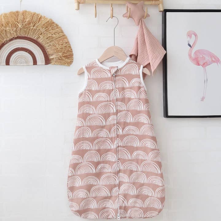 Création cocolyly inc. - Vente Parure de lit – enfant et bébé - Ensemble de literie arc-en-ciel blush pour chambre de bébé5