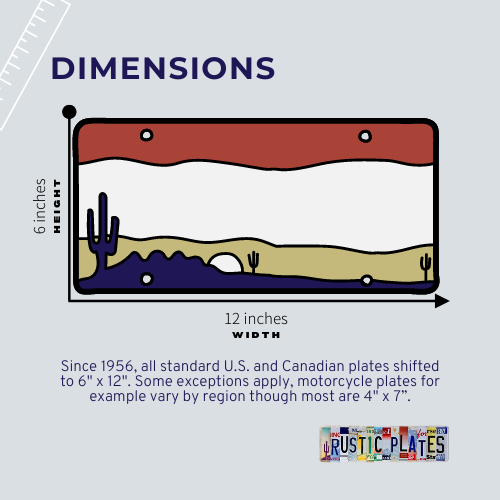 RusticPlates – Großhandel Schilder – 1967 Indiana Nummernschild2
