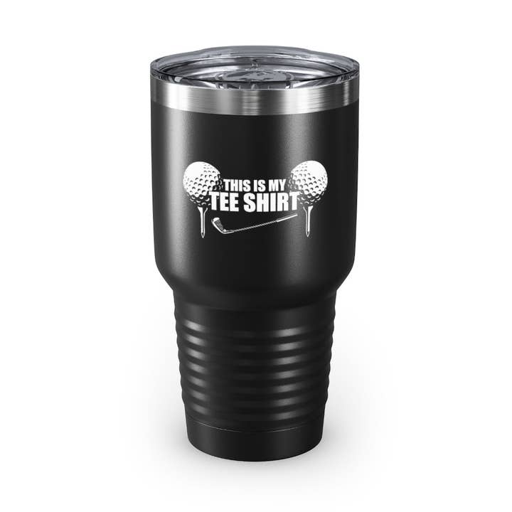 30oz Tumbler Stainless Steel Colors Humorous This Is My Tee Shirt Eighteen Holes Enthusiast Novelty Field Sports Tournament Competition Lover for wholesale by Teegarb LLC