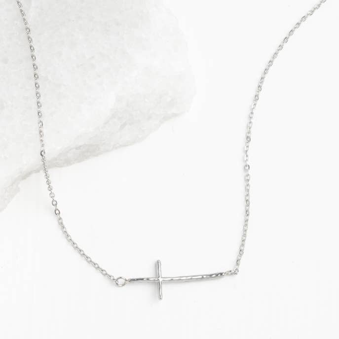 Starfish Project, Inc - Wholesale Pendant/Charm Necklace - Radiant Cross Necklace in Silver0