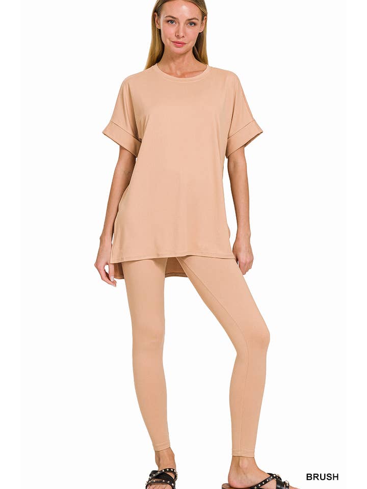 42POPS - Wholesale Lounge Set - Women's - ',..Microfiber Top & Leggings 2pc Set