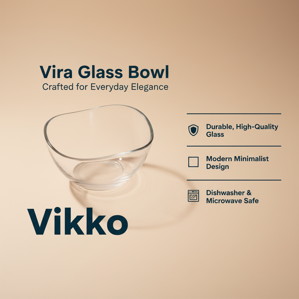 Kadra Kitchenware - Vente Bol - Lav - Bol en verre Vira3