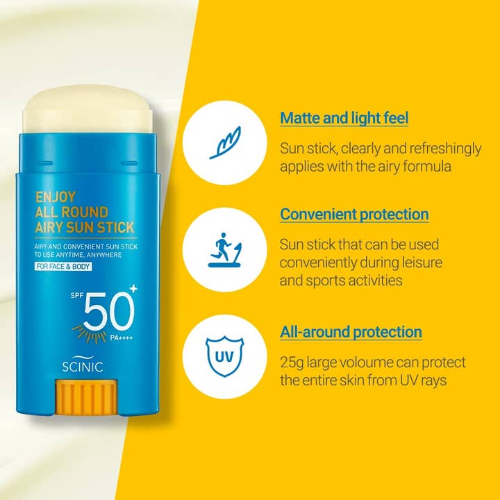 Best Beauty Group - Wholesale Sunscreen - SCINIC Enjoy Super Active Airy Sun Stick Sunscreen SPF