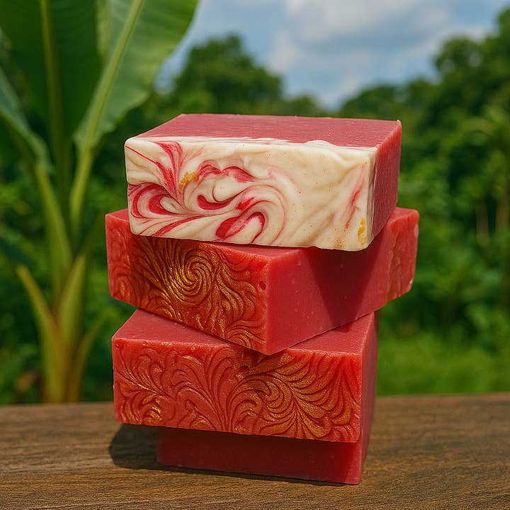 Ginger Pikake Seifenriegel (keine Verpackung/Eigenmarke) für den Großhandel von DeShawn Marie Soap Boutique