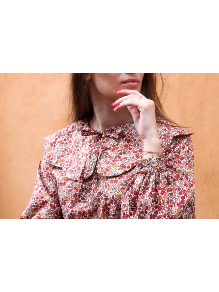 Cha' coud - Wholesale Blouse - Women's - Sewing pattern - Valentine blouse10