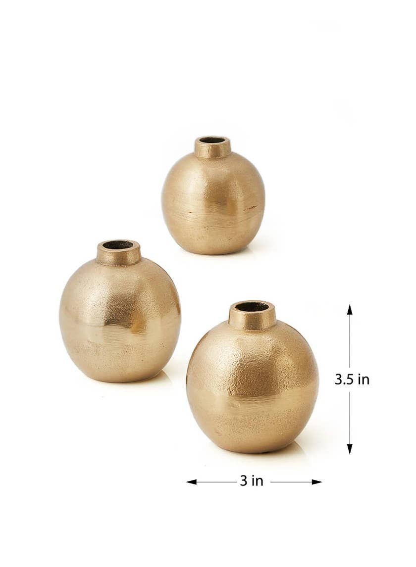 Jamali Garden - Wholesale Vase - Chateau Gold Ball Bud Vase2