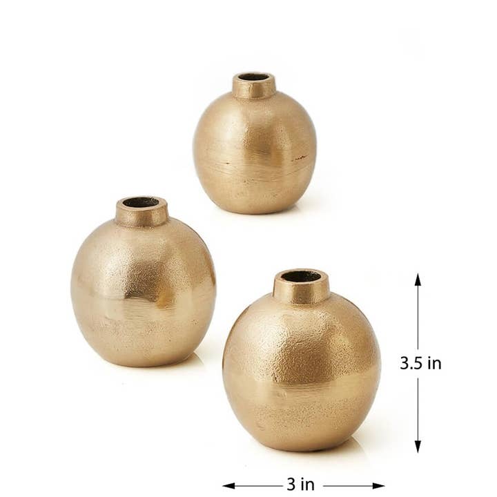 Jamali Garden - Wholesale Vase - Chateau Gold Ball Bud Vase2
