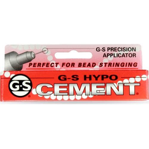 Plazko - Wholesale Craft Supplies - G-S Hypo (Bead Tip) Cement .33 Fl Oz 9.75ml - 1 tube0