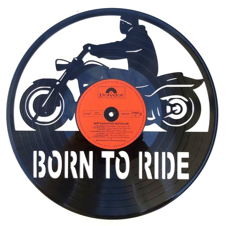 Vinyl Record Art - Born to Ride for wholesale by Broken Record