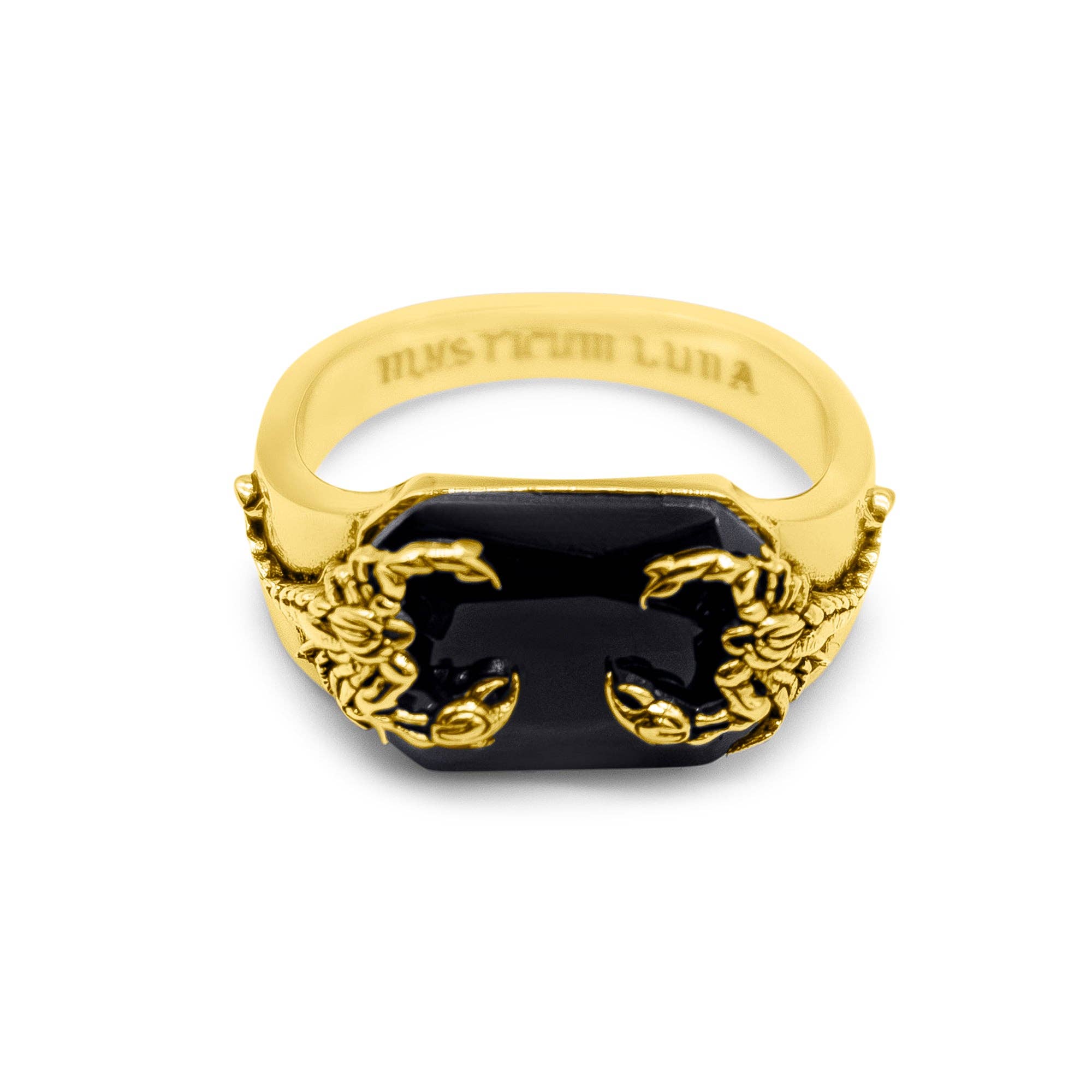 Mysticum Luna – Engroshandel Statementring – Venin Obscura Skorpion Guld Ring2