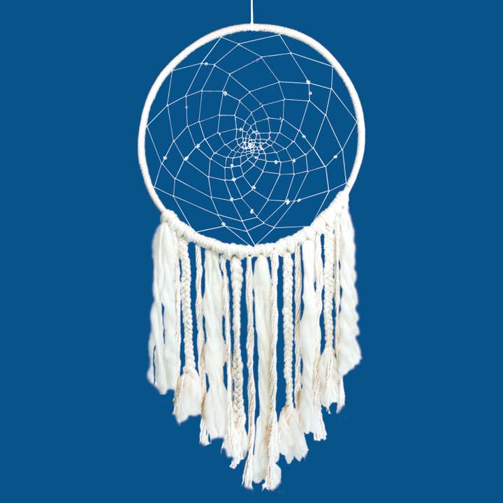 Große weiße Sonnenwanddekoration für den Großhandel von dZi Handmade