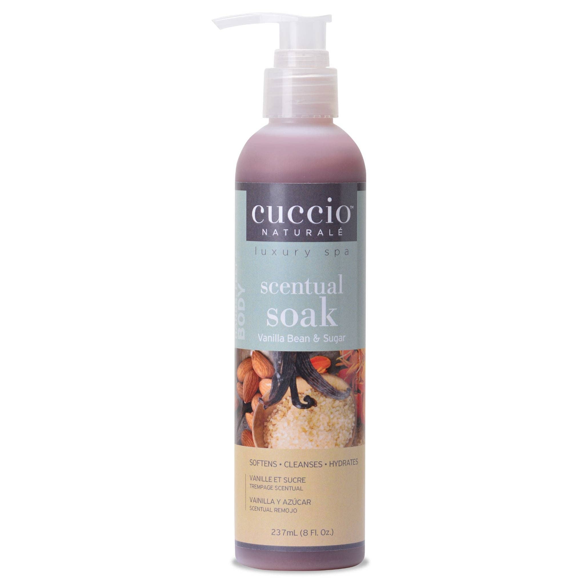 Cuccio - Wholesale Badzout/melk - Scentual Soak met vanillebonen en suiker0