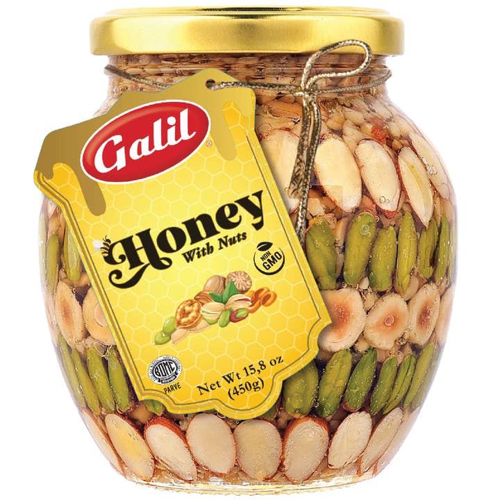 Galil Brands - Venta al por mayor Miel - Miel con frutos secos | 15.8 oz | Galil