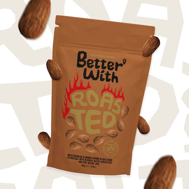 Better With Almonds - Wholesale Nuts - Almonds Better With Roasted - 140g1