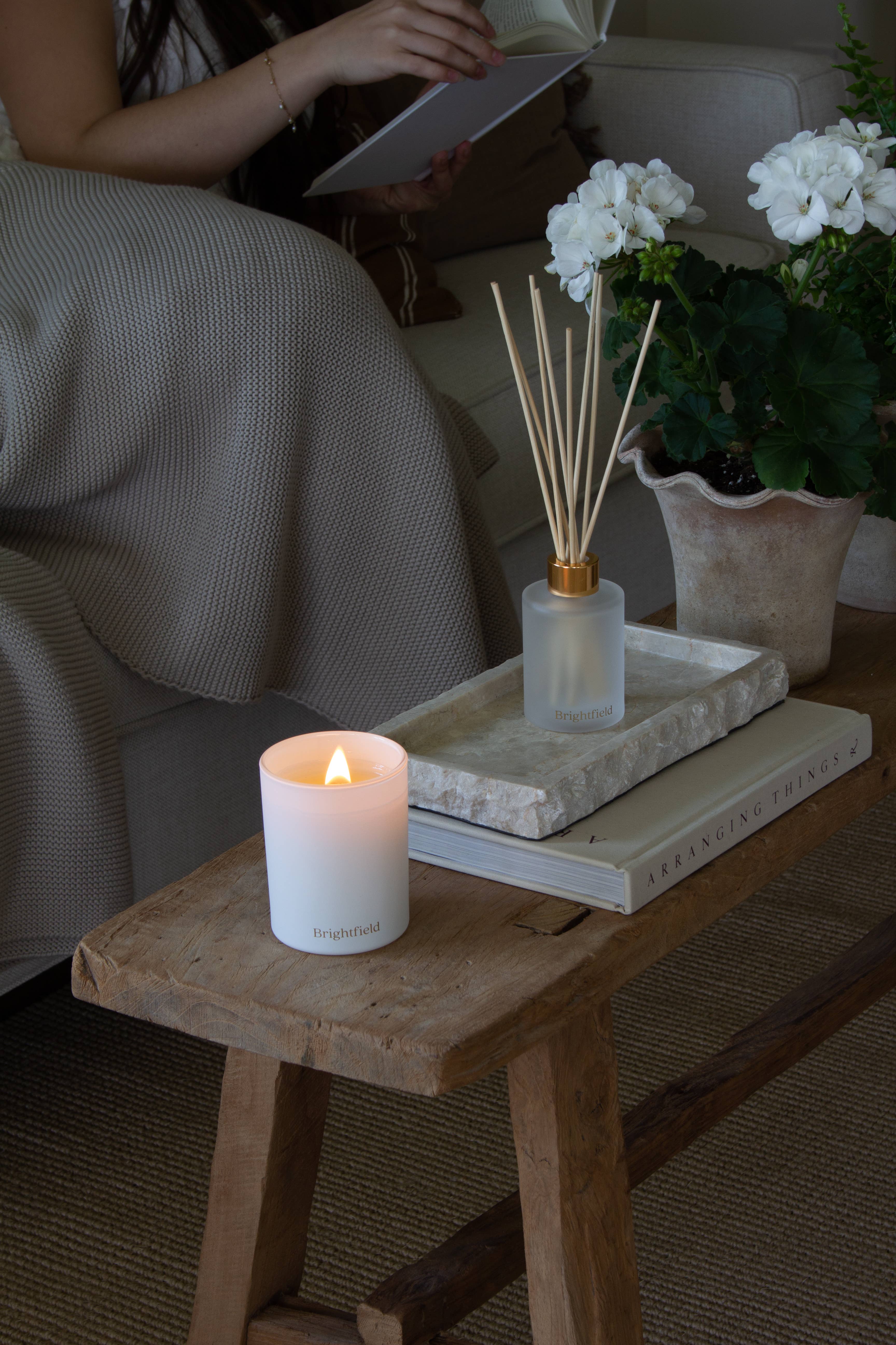 Brightfield - Vente Diffuseur à tiges - Diffuseur de roseaux naturel durable non toxique Skinny-dip1