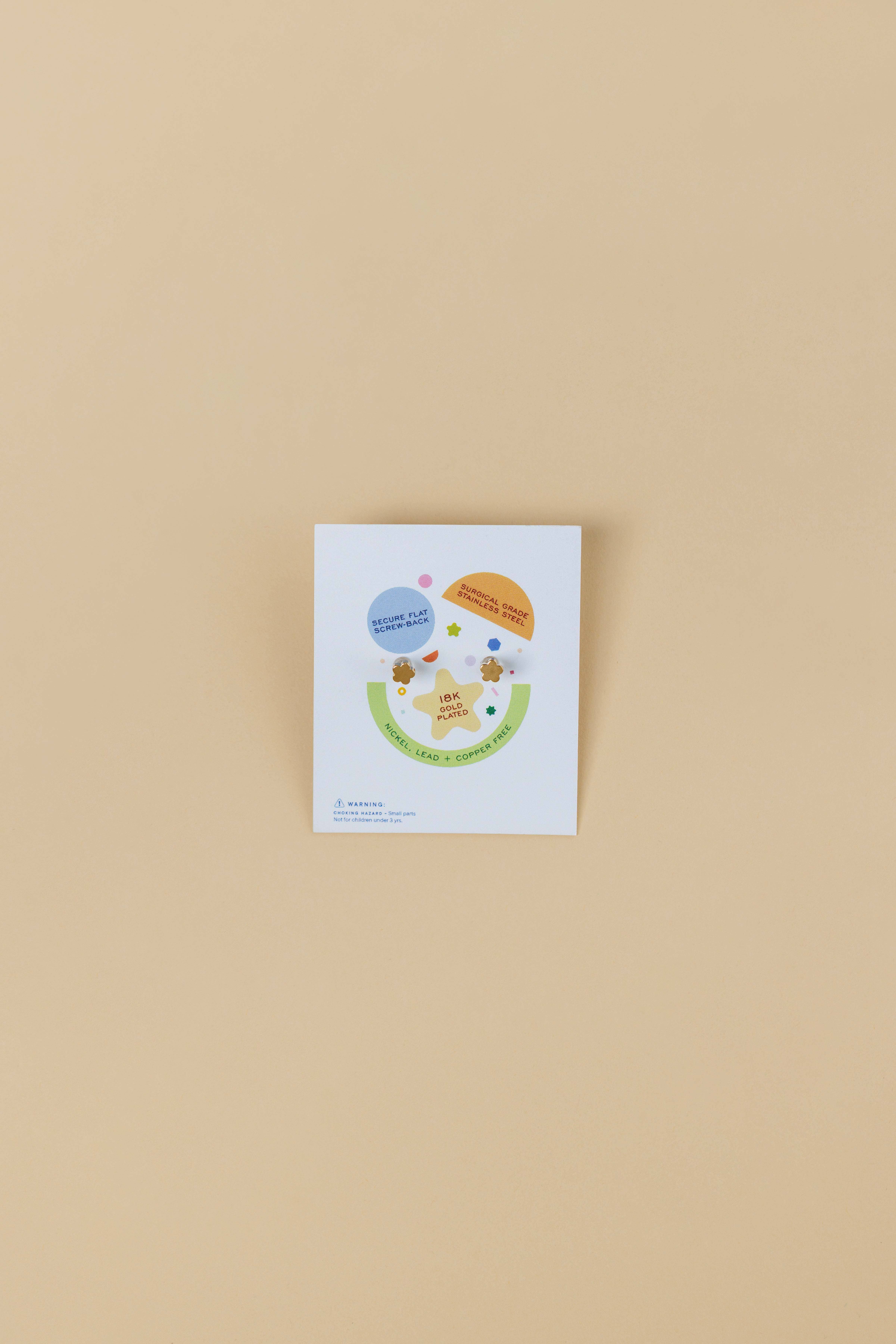 JaxKelly – Großhandel Ohrstecker – Pizza Emaille Flache Kinderohrringe3