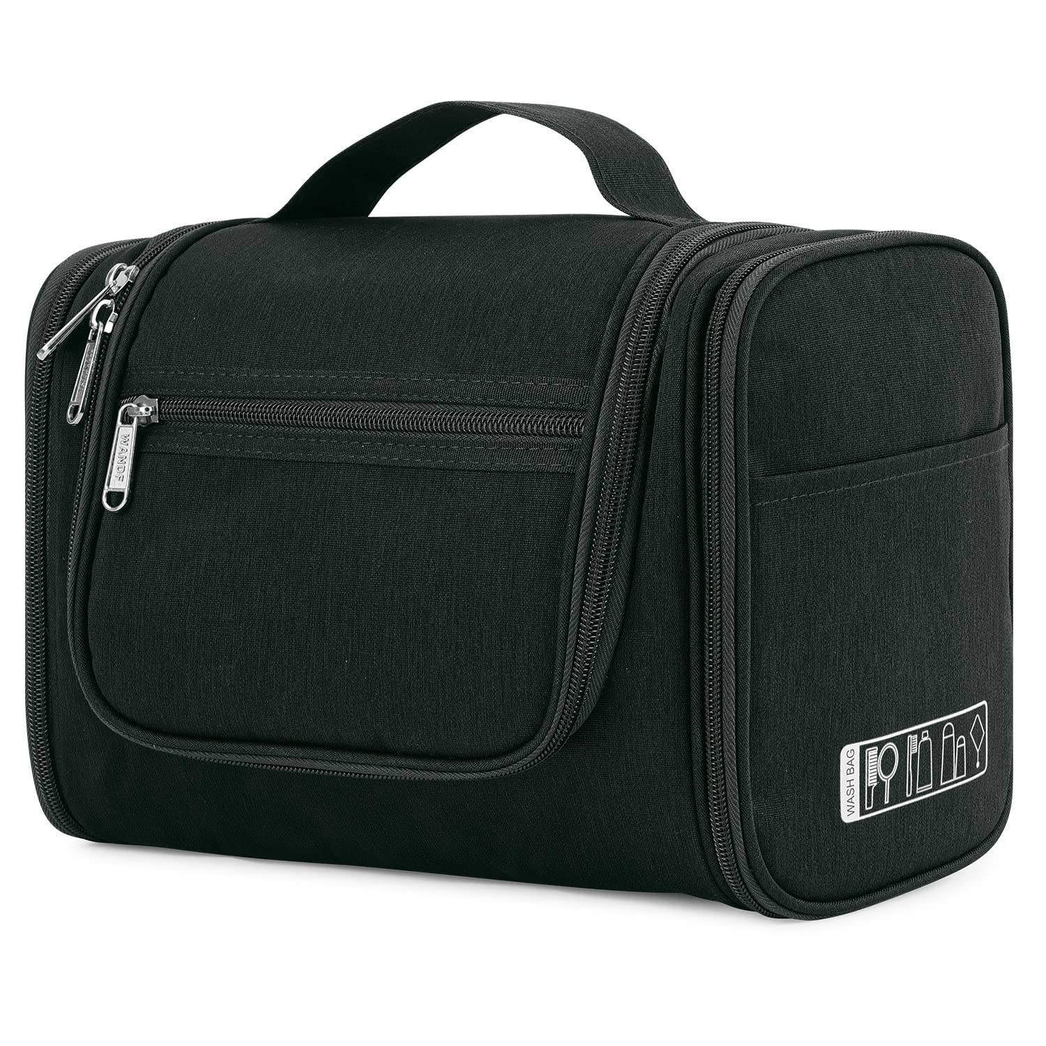 wandf – Bolsa de higiene pessoal - Mulher por atacado – wandf Bolsa de Viagem Suspensa para Higiene e Maquiagem com Estampa Animal Print7