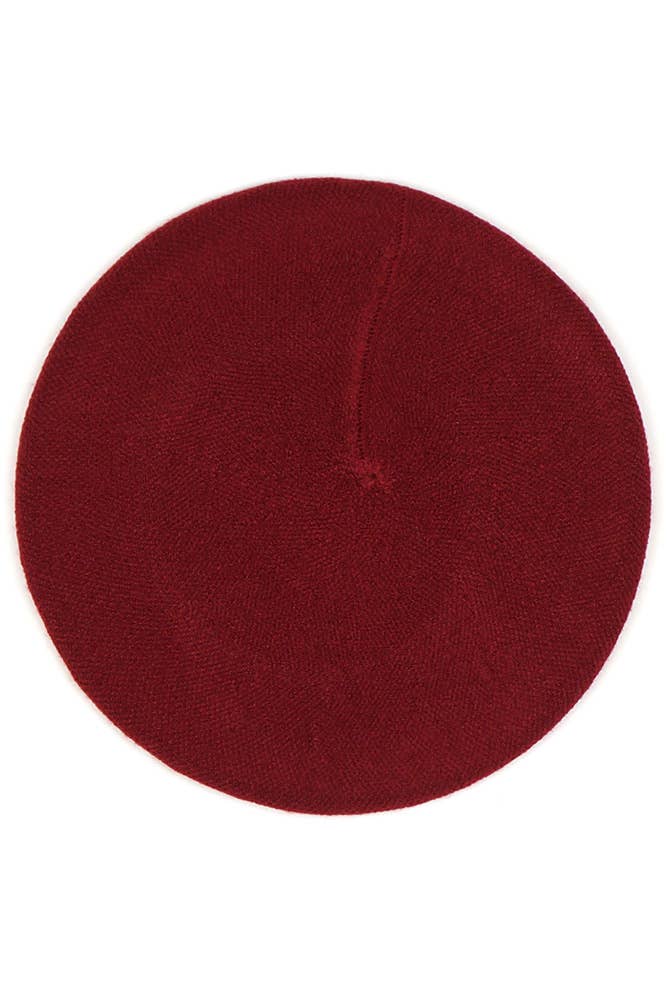 Hana – wholesale Beret – Women's – Stretchy Solid Color Beret1