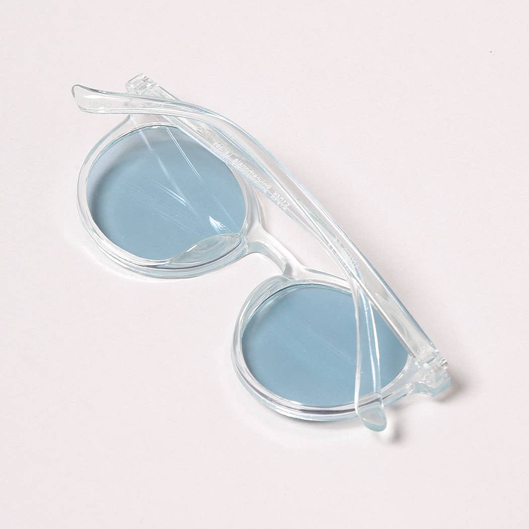 12 COULEURS ASSORTIES Lunettes de soleil rondes teintées audacieuses pour enfants en vente sur Faire11