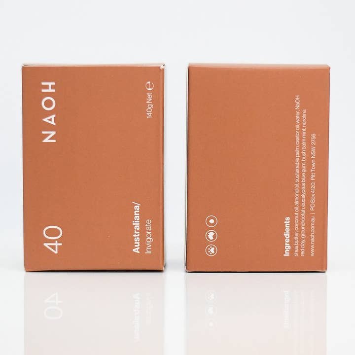 NAOH Skincare - Wholesale Bar Soap - Australiana/ Invigorate5