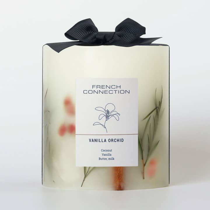 Botanical Infused Vanilla Orchid Candle 660g for wholesale by French Connection