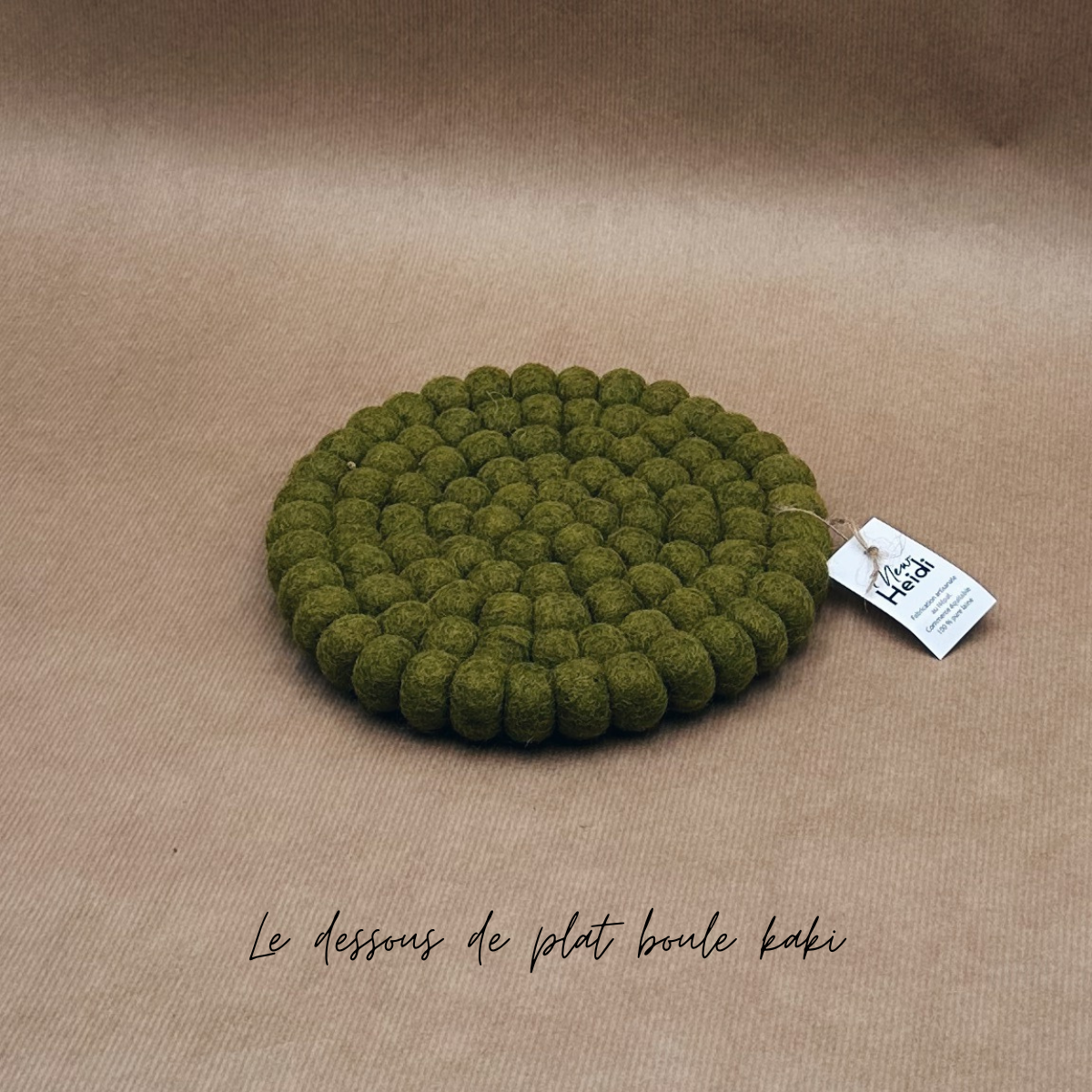 New Heidi - Wholesale Placemat - Felt ball trivet - New Heidi5