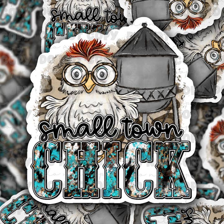 dc455 Lille bypige Die cut klistermærke 3-5 hverdage TAT for engroshandel hos It's Transfer Time