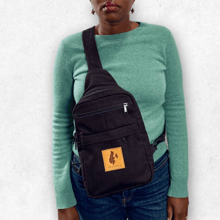 Ecodunia - Wholesale Crossbody Bag - Unisex - Large Canvas Crossbody Sling Bags | Umoja1