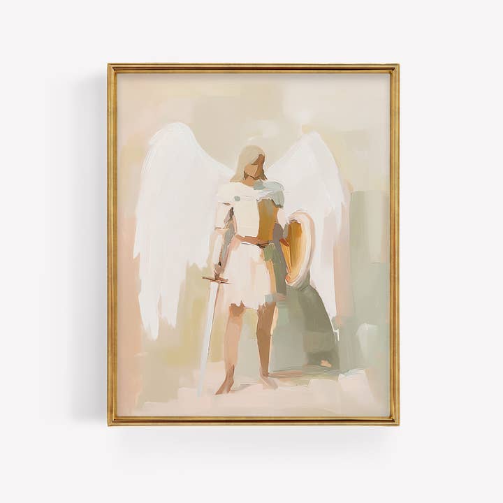 Reap+Sow – wholesale Art print – St Michael the Archangel modern art print9
