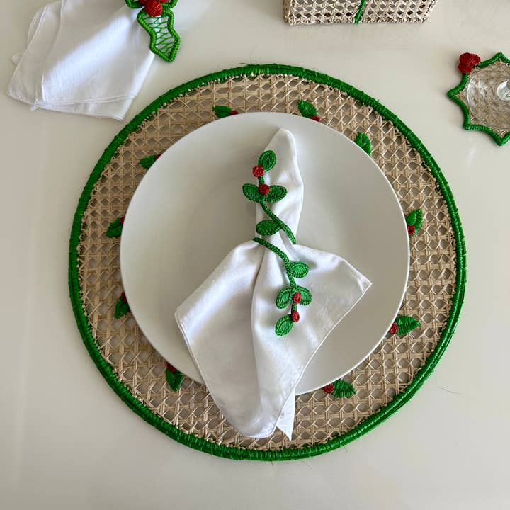 Artett – wholesale Servettring – Blad Iraca Servettring - Borddukning i Strå Raffia