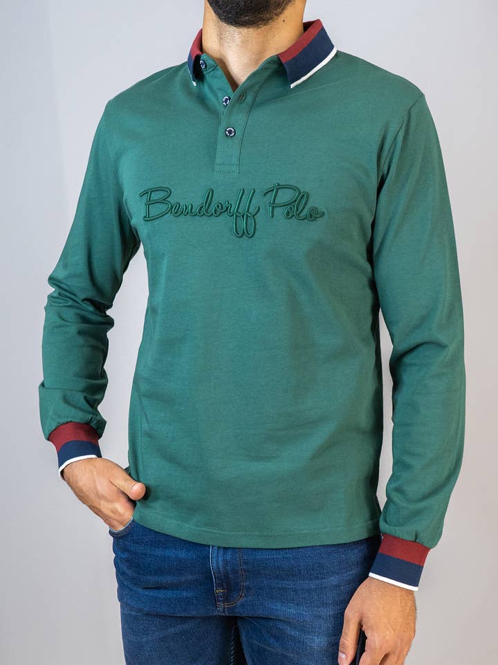 BENDORFF - Vigore Gestreiftes Poloshirt - Blau - Waschdauer maximal 30 für den Großhandel von PAUSANT SHOP ONLINE