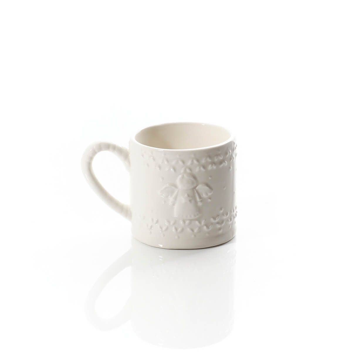 Langs - Wholesale Coffee Mug - Christmas Embossed Ceramic Angel Mug1
