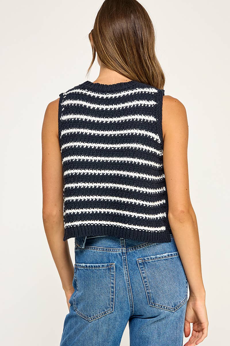Miss Love - Wholesale Knit Top - Women's - STRIPED KNIT TOP15