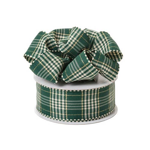 Nashville Wraps - Wholesale Ribbon - Gift Wrapping - Wired Plaid Packaging Ribbon