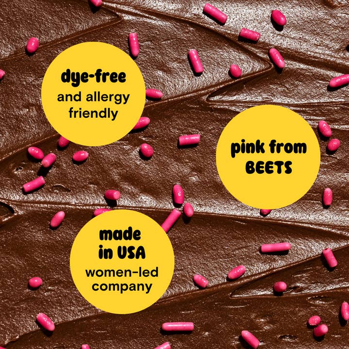 Supernatural - Wholesale Sprinkles - Dye-Free Softies Sprinkles: Rosy Pink1