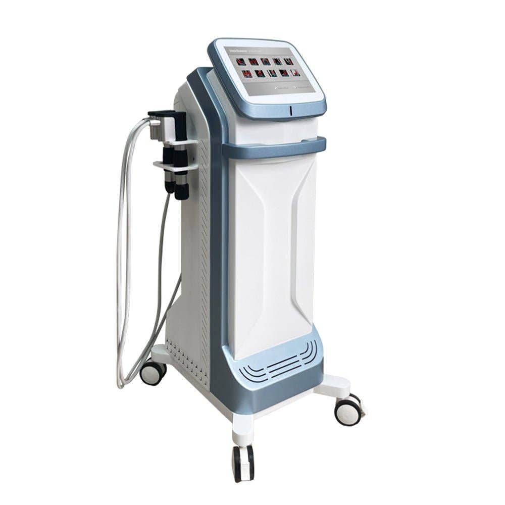 Cavitation Machines - Wholesale Electronic Skincare Device - Shape Tactics 2-in-1 Standing Shockwave & Ultrasound Therapy System0