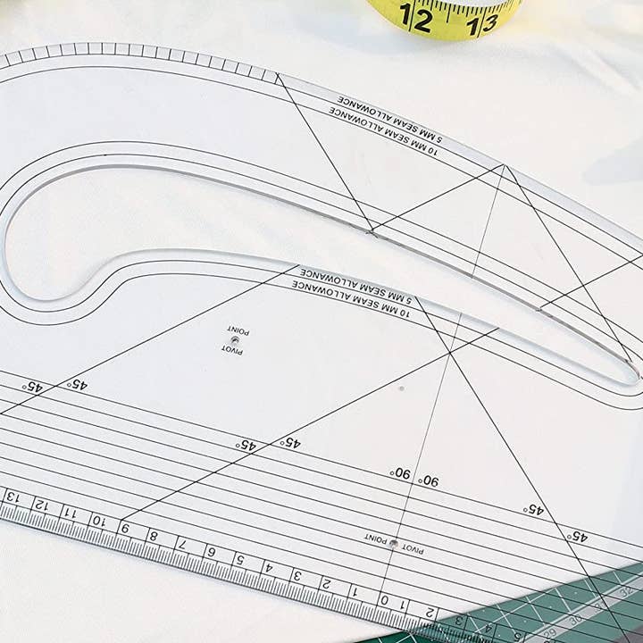 Liquidraw – wholesale Craft tool – Liquidraw Pattern Maker Pattern Marking Ruler - Metric3